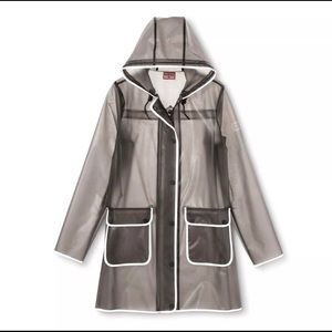 Hunter for Target Rain Coat Trench Jacket- Gray XS
